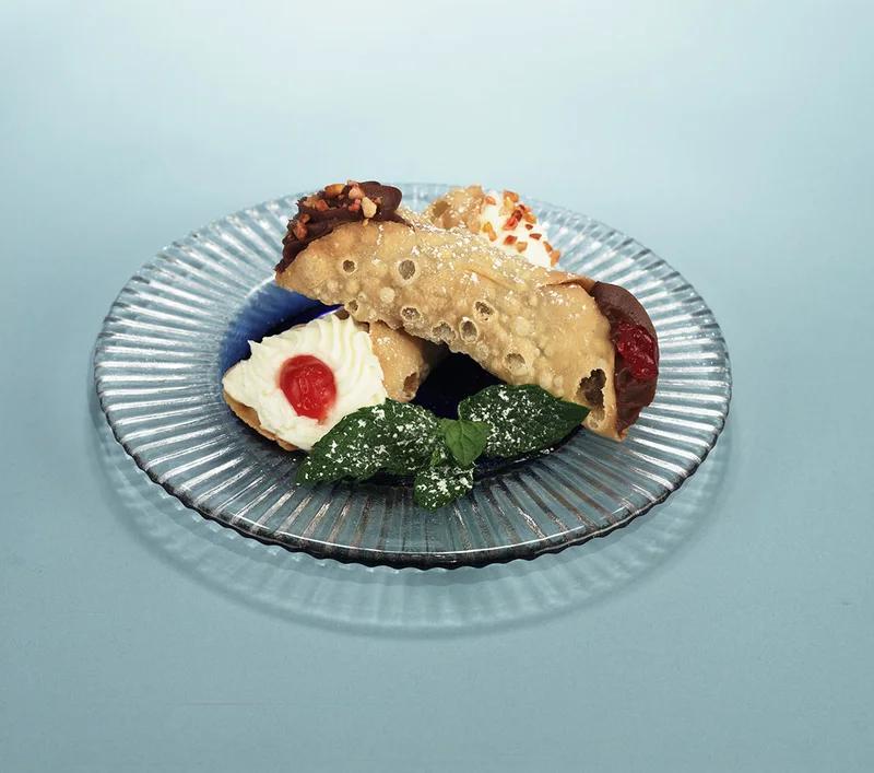 Cannoli from the pastry selection